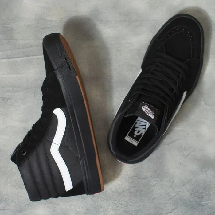 Vans Sk8Hi Pro BMX BlackWhite Mens BMX Shoes Vans Sk8Hi Pro BMX BlackWhite Mens BMX Shoes