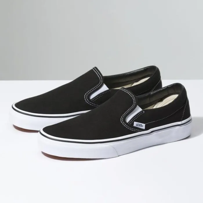 Vans SlipOn Black Womens Classics Shoes