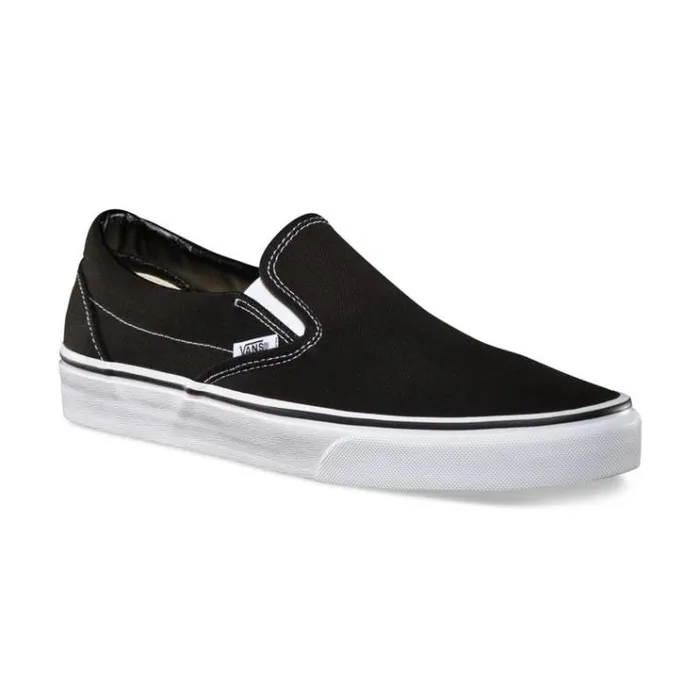 Vans SlipOn Black Womens Classics Shoes Vans SlipOn Black Womens Classics Shoes
