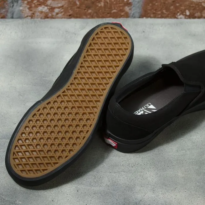 Vans SlipOn Pro Blackout MensWomens Pro Skate Vans SlipOn Pro Blackout MensWomens Pro Skate