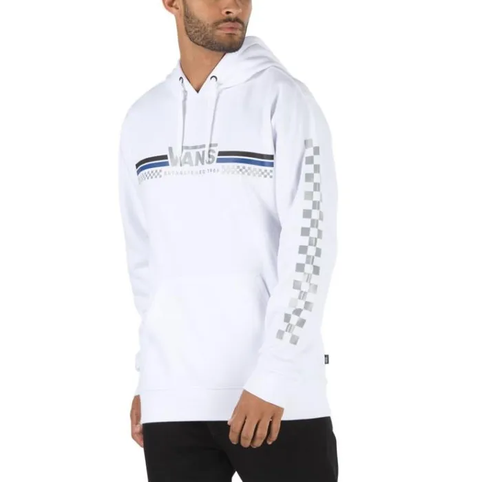 Vans Sporty Pullover Hoodie White Mens Hoodies and Jackets