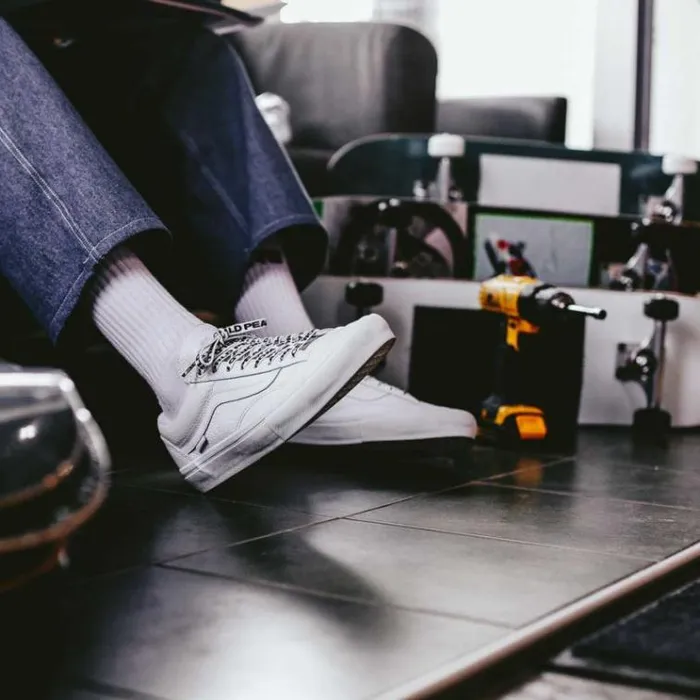 Vans Style 36 Pro Justin HenryWhiteWhite Mens Pro Skate