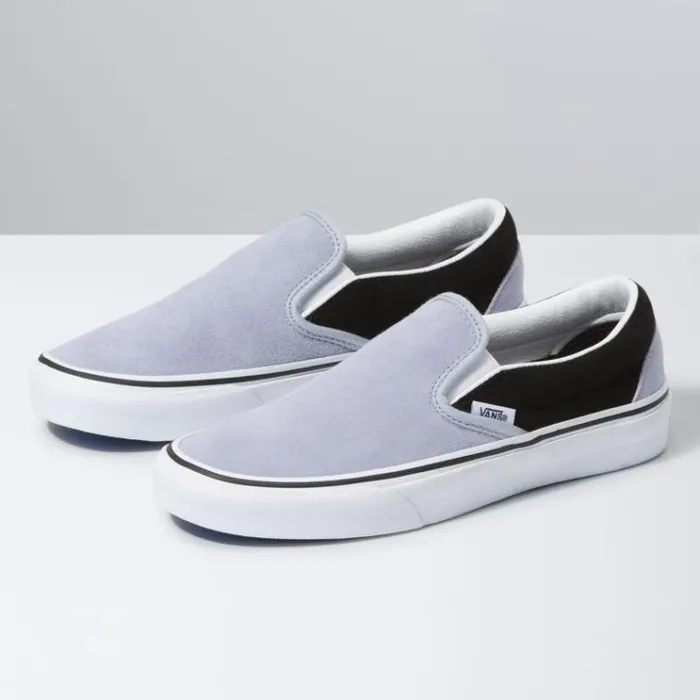 Vans Suede SlipOn Zen BlueBlack MensWomens Classics Shoes
