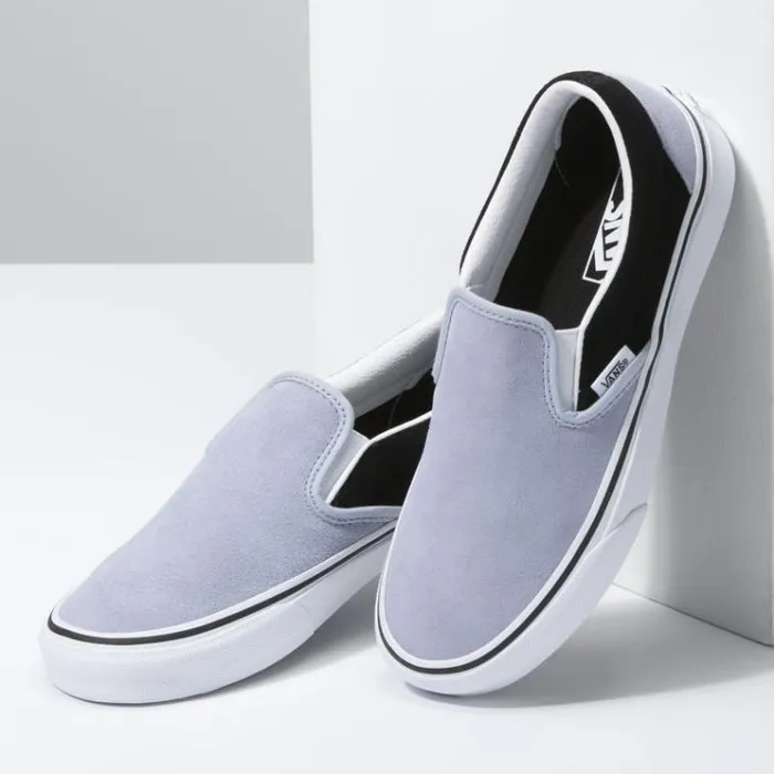 Vans Suede SlipOn Zen BlueBlack MensWomens Classics Shoes