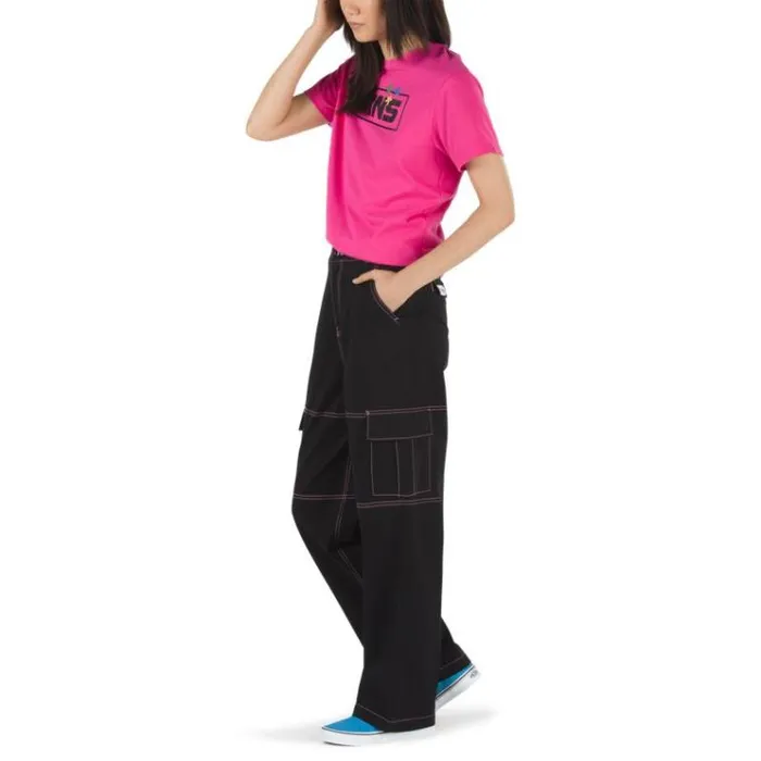 Vans Thread It Cargo Pant Black Womens Pants and Leggings