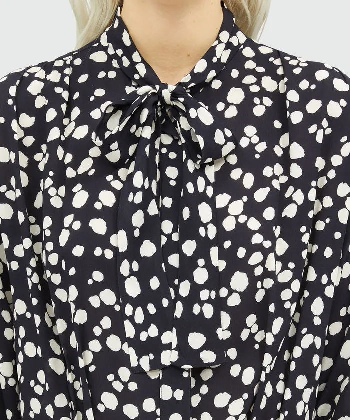 Viscose Print Shirt Dress Women MSGM Dresses
