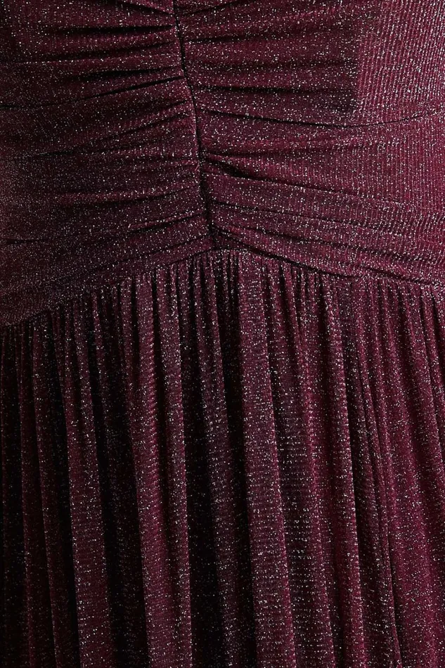 Vivienne Maxi Dress 8211 Sweetheart Ruched Bodice In Burgundy Women Showpo Dresses