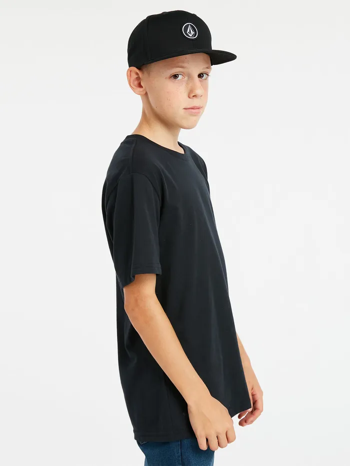 Volcom Accessories Big Boys Quarter Twill Hat 8211 Black Black 8211 Boys
