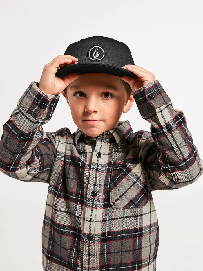 Volcom Accessories Big Boys Quarter Twill Hat 8211 Black Black 8211 Boys