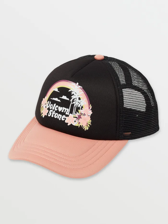 Volcom Accessories Girls Hey Slims Hat 8211 Black Combo Black Combo 8211 Girls