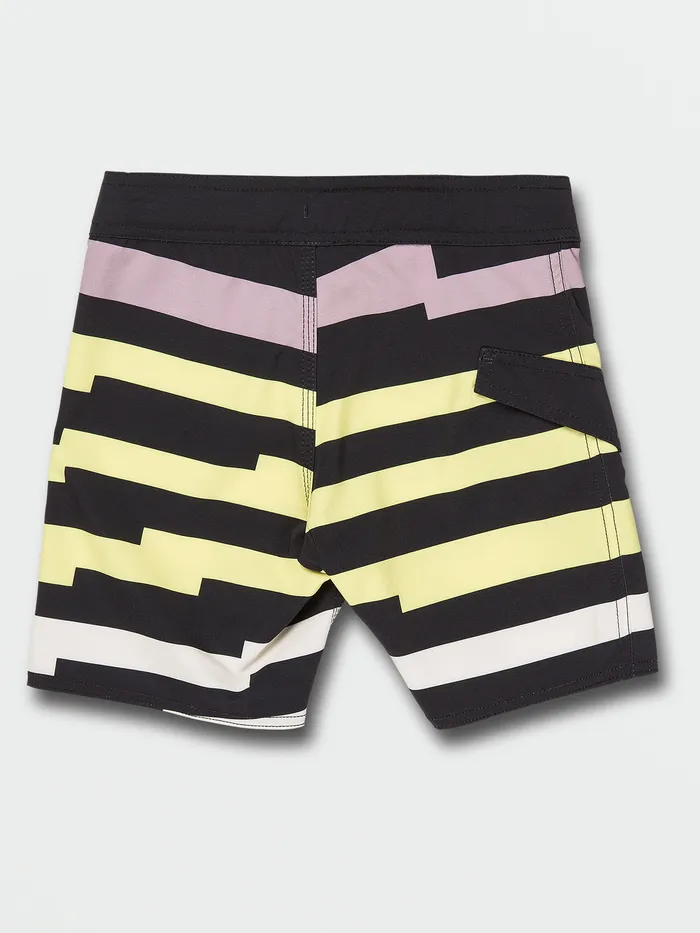 Volcom Boardshorts and Trunks Little Boys Juxt Quarta ModTech Trunks 8211 Black Black 8211 Boys