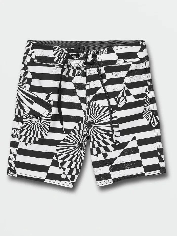 Volcom Boardshorts and Trunks Little Boys ModTech Stone Stripe Trunks 8211 Black Black 8211 Boys Volcom Boardshorts and Trunks Little Boys ModTech Stone Stripe Trunks 8211 Black Black 8211 Boys