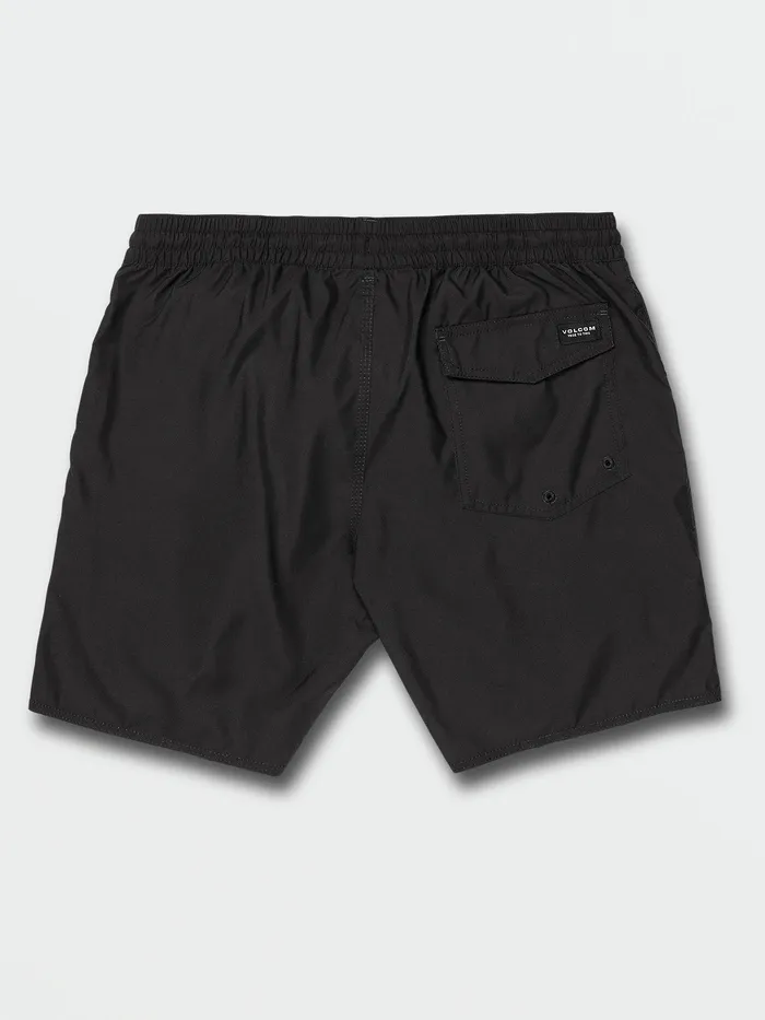 Volcom Boardshorts and Trunks Novelty Trunks 8211 Black Black 8211 Mens