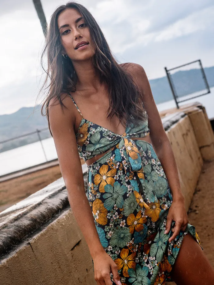 Volcom Dresses Luvely Daze Dress 8211 Jade Jade 8211 Womens