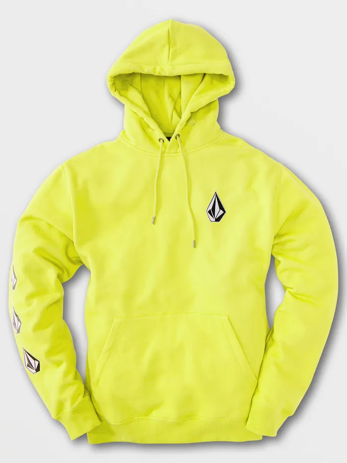 Volcom Hoodies and Sweatshirts Iconic Stone Pullover 8211 Limeade Limeade 8211 Mens