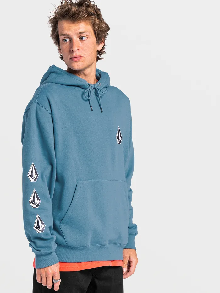 Volcom Hoodies and Sweatshirts Iconic Stone Pullover 8211 Niagra Niagara 8211 Mens