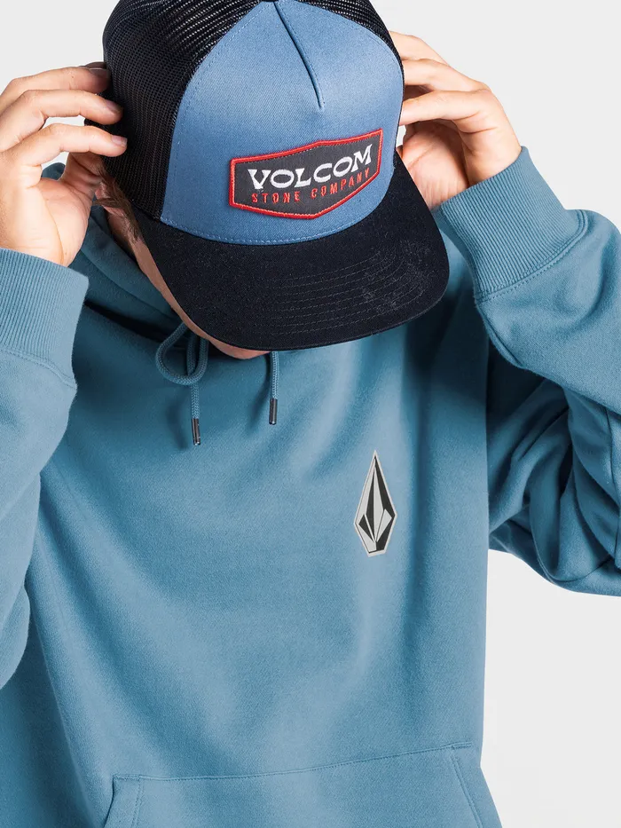 Volcom Hoodies and Sweatshirts Iconic Stone Pullover 8211 Niagra Niagara 8211 Mens