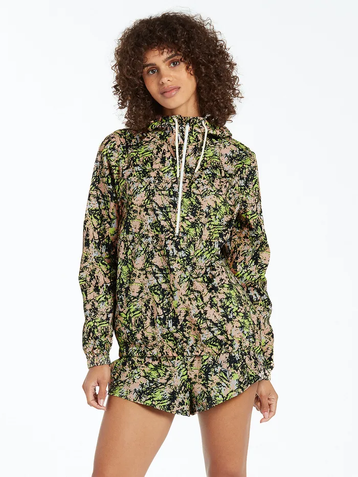 Volcom Jackets Wind It Up Jacket 8211 Coral Coral 8211 Womens