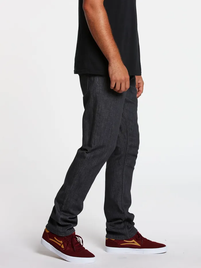Volcom Jeans Vorta Slim Fit Jeans 8211 Dark Grey Dark Grey 8211 Mens