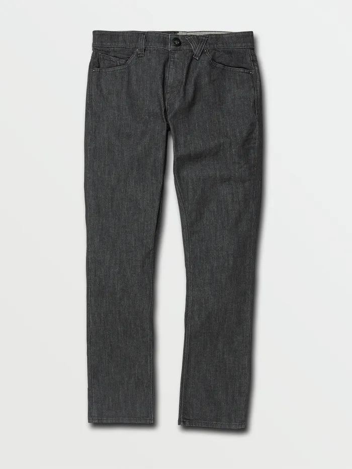 Volcom Jeans Vorta Slim Fit Jeans 8211 Dark Grey Dark Grey 8211 Mens