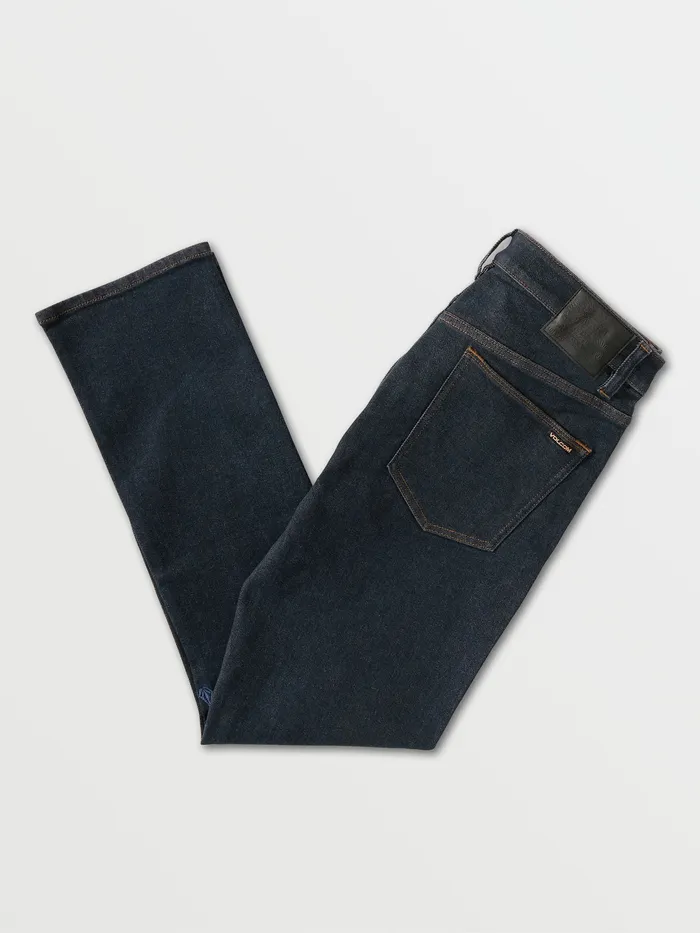 Volcom Jeans Vorta Slim Fit Jeans 8211 Grey Indigo Rinse Grey Indigo Rinse 8211 Mens