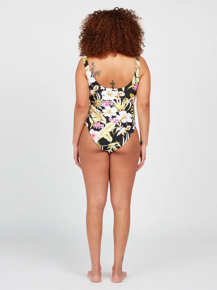 Volcom OnePiece Swimsuits Shore Can One Piece 8211 Black Black 8211 Womens