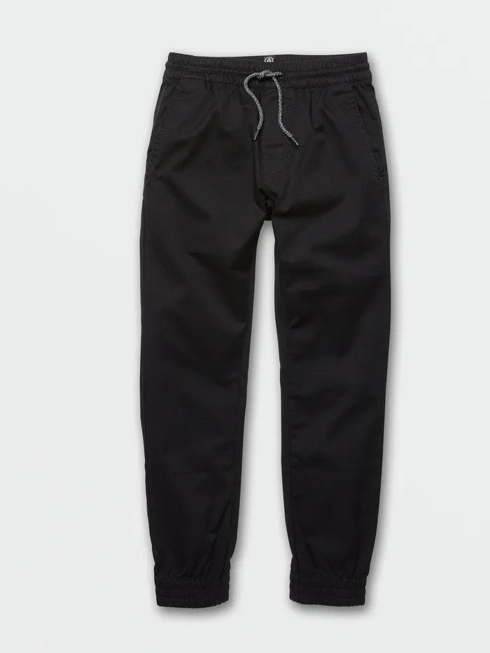 Volcom Pants Big Boys Frickin Slim Jogger Pants 8211 Black Black 8211 Boys