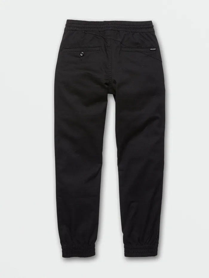 Volcom Pants Big Boys Frickin Slim Jogger Pants 8211 Black Black 8211 Boys