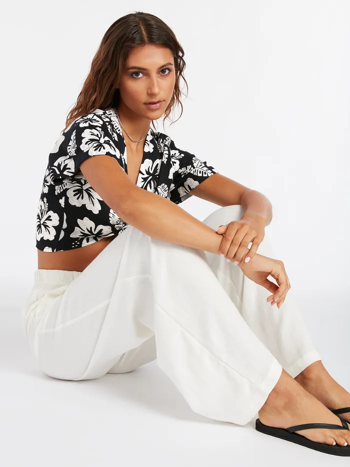 Volcom Pants Coco Ho Pant 8211 Star White Star White 8211 Womens