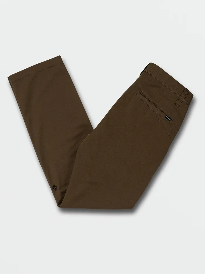 Volcom Pants Frickin Modern Stretch Pants 8211 Dark Earth Dark Earth 8211 Mens