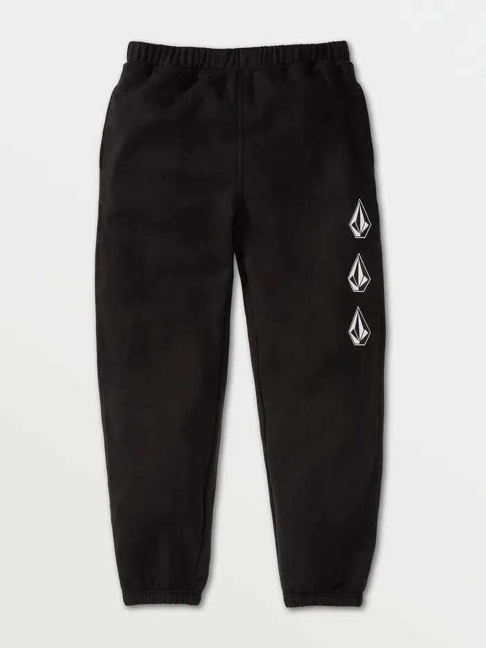 Volcom Pants Iconic Stone Fleece Pants 8211 Black Black 8211 Mens