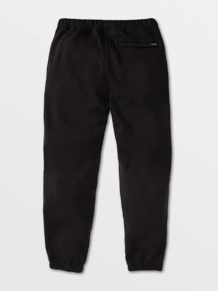 Volcom Pants Iconic Stone Fleece Pants 8211 Black Black 8211 Mens