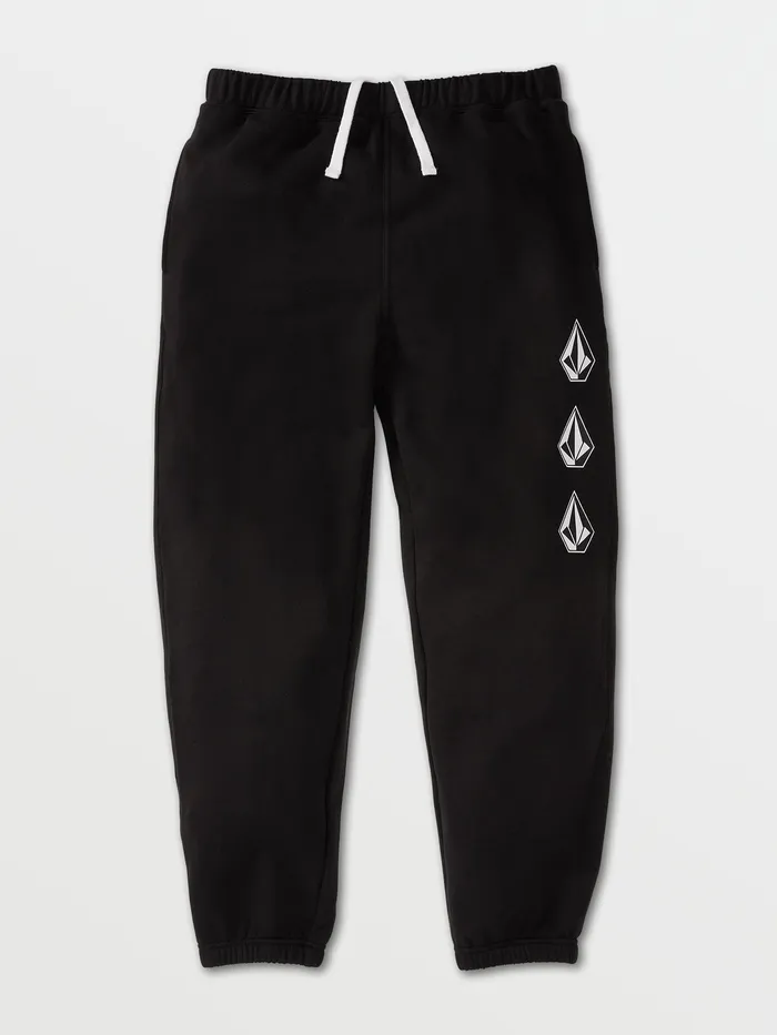 Volcom Pants Iconic Stone Fleece Pants 8211 Black Black 8211 Mens