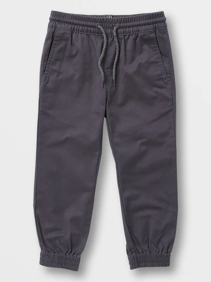 Volcom Pants Little Boys Frickin Slim Jogger Pants 8211 Charcoal Charcoal 8211 Boys