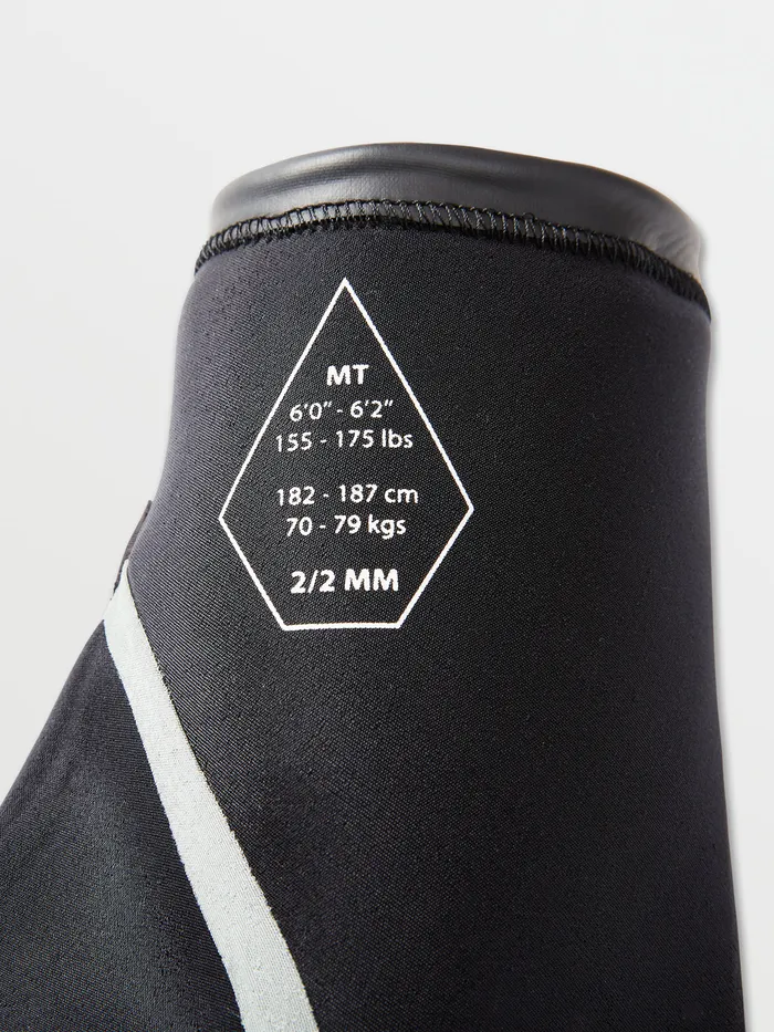 Volcom Rashguards Modulator 2mm Short Arm Chest Zip Wetsuit 8211 Black Black 8211 Mens