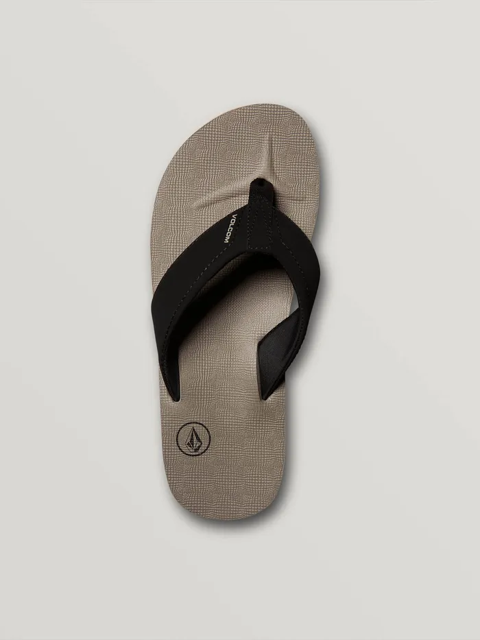 Volcom Sandals Victor Sandals 8211 Khaki Khaki 8211 Mens