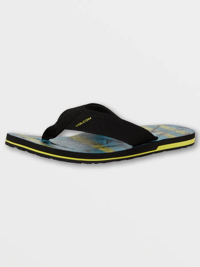 Volcom Sandals Victor Sandals 8211 Lime Lime 8211 Mens
