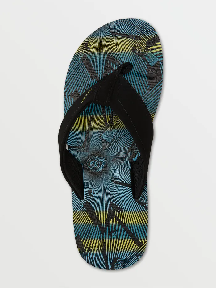 Volcom Sandals Victor Sandals 8211 Lime Lime 8211 Mens