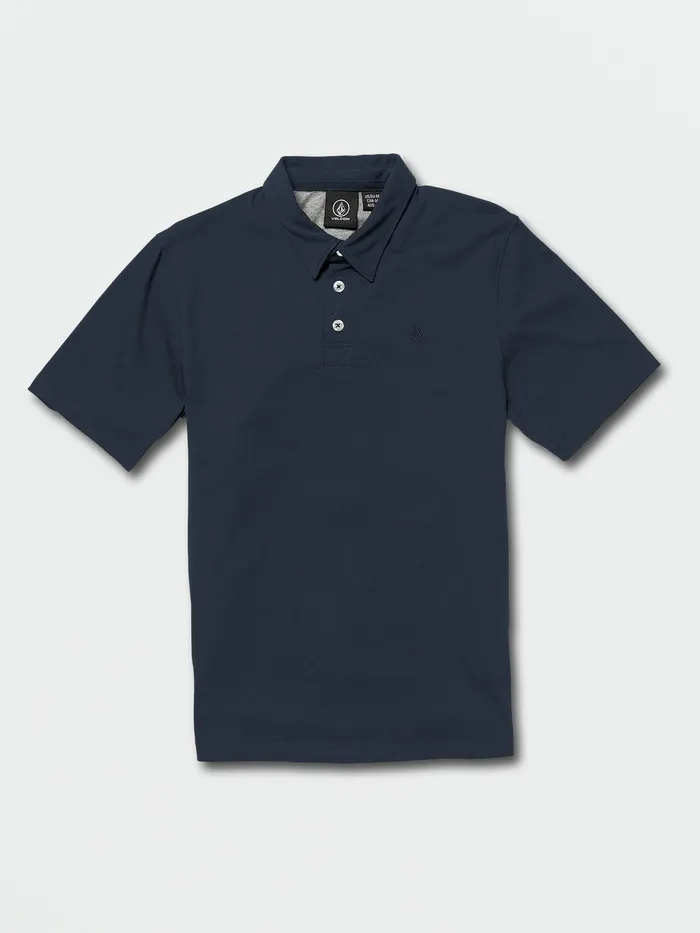 Volcom Shirts and Flannels Big Boys Wowzer Short Sleeve Polo 8211 Navy Navy 8211 Boys