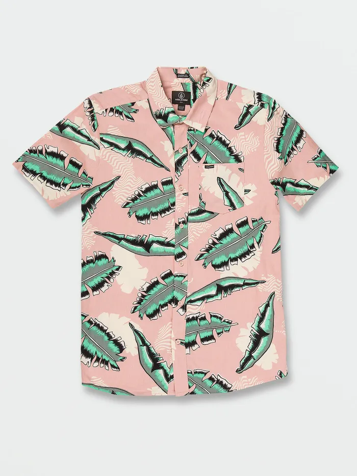 Volcom Shirts and Flannels Detoonator Short Sleeve 8211 Misty Rose Misty Rose 8211 Mens