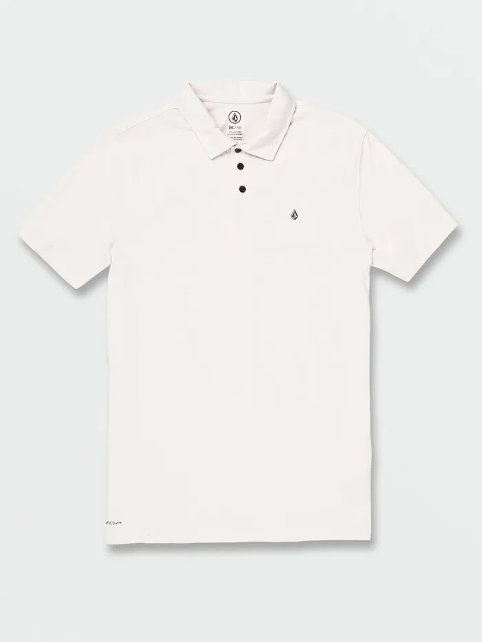 Volcom Shirts and Flannels Hazard Pro Polo Short Sleeve 8211 Cloud Cloud 8211 Mens