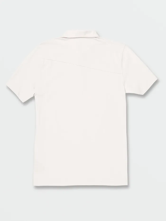 Volcom Shirts and Flannels Hazard Pro Polo Short Sleeve 8211 Cloud Cloud 8211 Mens