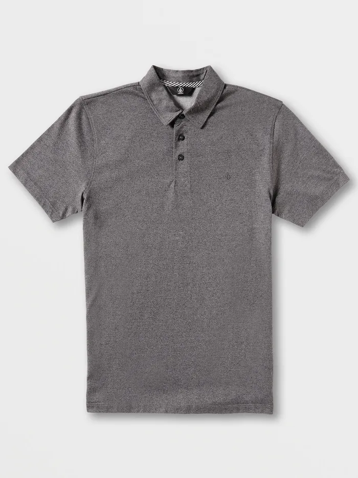 Volcom Shirts and Flannels Wowzer Polo 8211 Stealth Stealth 8211 Mens