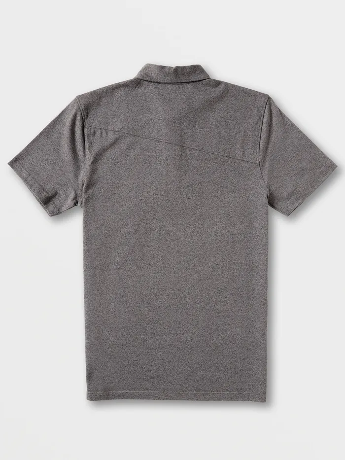 Volcom Shirts and Flannels Wowzer Polo 8211 Stealth Stealth 8211 Mens