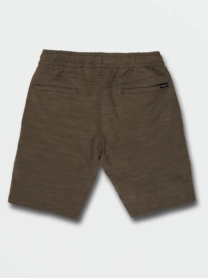 Volcom Shorts Big Boys Understoned Elastic Waist Hybrid Shorts 8211 Lead Lead 8211 Boys