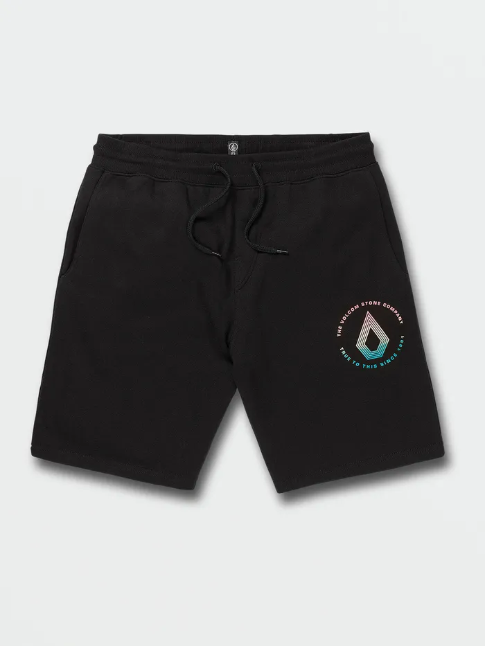 Volcom Shorts Booker Fleece Shorts 8211 Black Black 8211 Mens