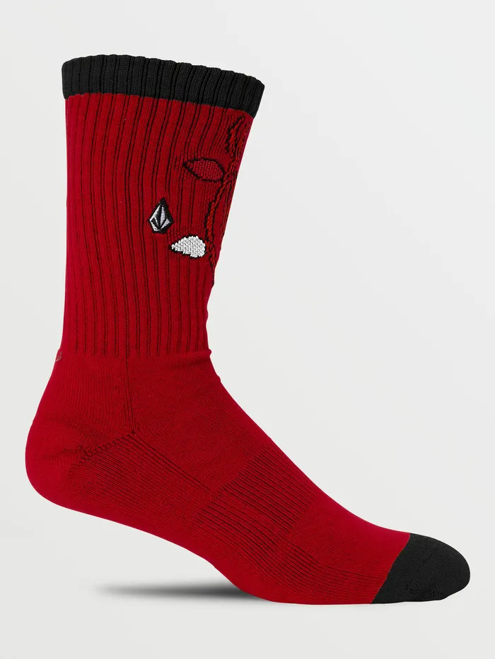 Volcom Socks Vibes Socks Pr 8211 Ribbon Red Ribbon Red 8211 Mens Volcom Socks Vibes Socks Pr 8211 Ribbon Red Ribbon Red 8211 Mens