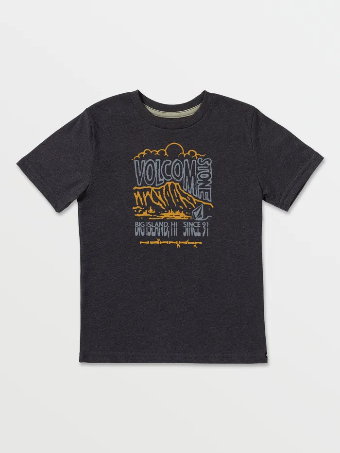 Volcom TShirts and Tanks Big Boys Big Island Short Sleeve Tee 8211 Heather Black Heather Black 8211 Boys Volcom TShirts and Tanks Big Boys Big Island Short Sleeve Tee 8211 Heather Black Heather Black 8211 Boys