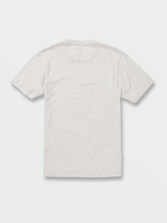 Volcom TShirts and Tanks Big Boys Horizon Short Sleeve Tee 8211 Bone Heather Bone Heather 8211 Boys