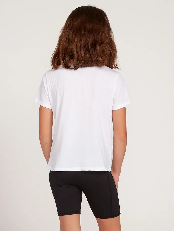 Volcom TShirts and Tanks Big Girls WavEllo Tee 8211 White White 8211 Girls